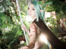 Cosplay：最美林间精灵索拉卡