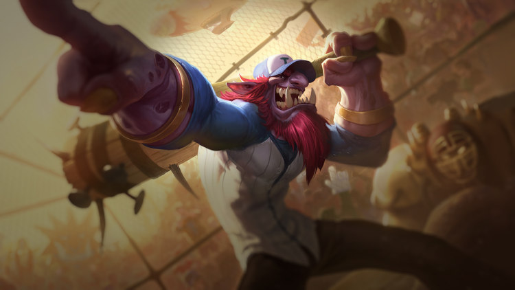 里尔击球手 特朗德尔 原画 Trundle_Splash_Centered_1